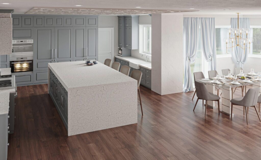 Quantra 7172 Arctic Breeze изготовлено в правила камня