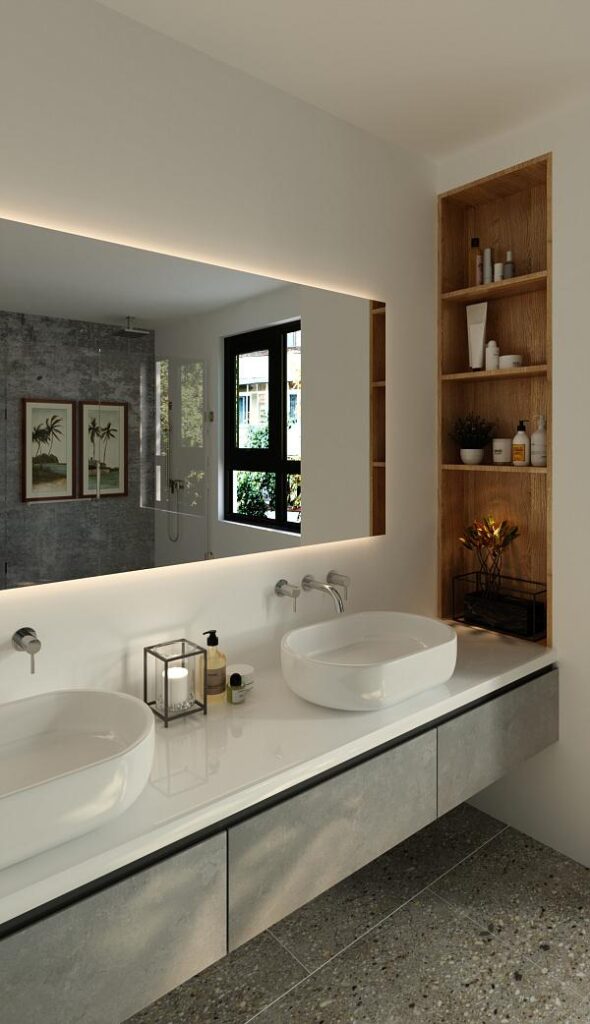 Vicostone Beton BQ5260 изготовлено в правила камня