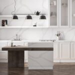 Quantra 9444 Calacatta Borghini изготовлено в правила камня