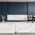 Quantra 9010 Calacatta Lucca изготовлено в правила камня