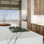 Technistone Crystal Calacatta Silva изготовлено в правила камня