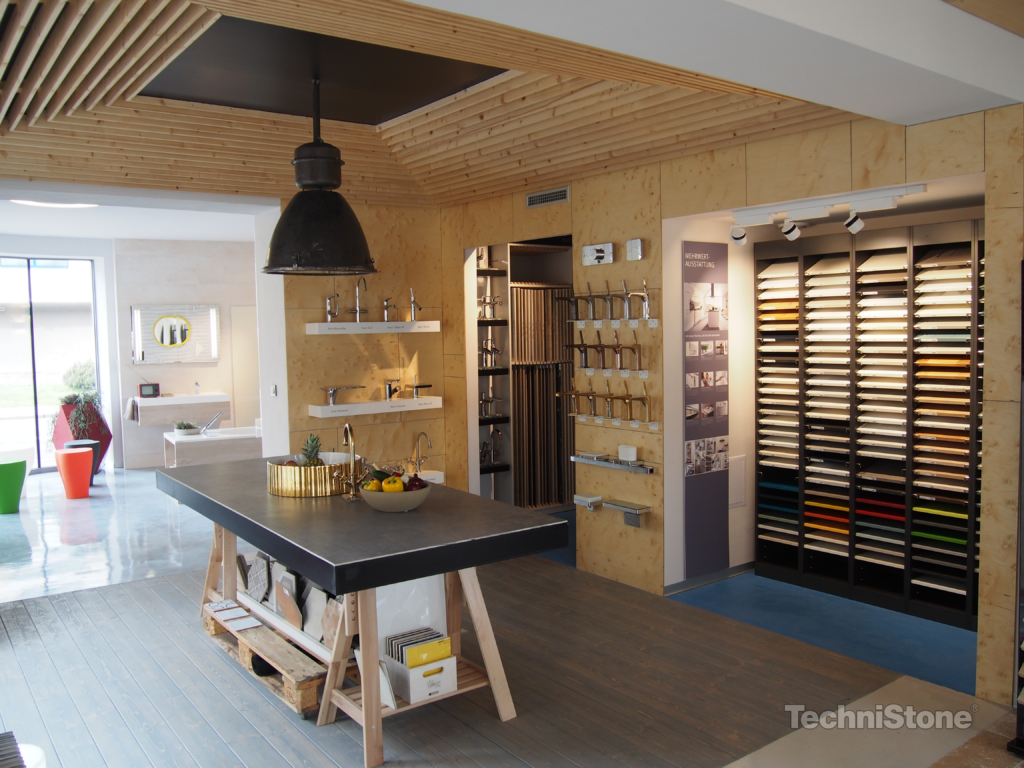 Technistone Gobi Black изготовлено в правила камня