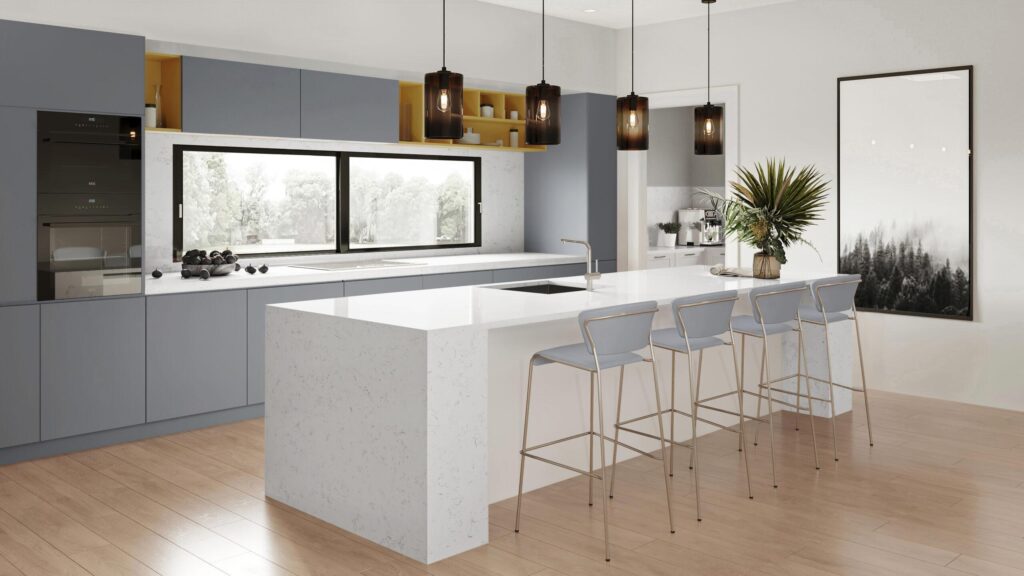 Quantra 1673 New Carrara изготовлено в правила камня