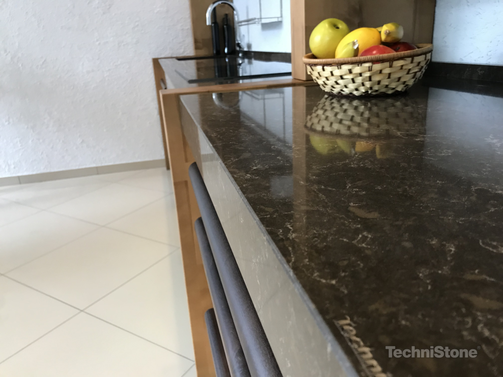 Technistone Noble Athos Brown изготовлено в правила камня