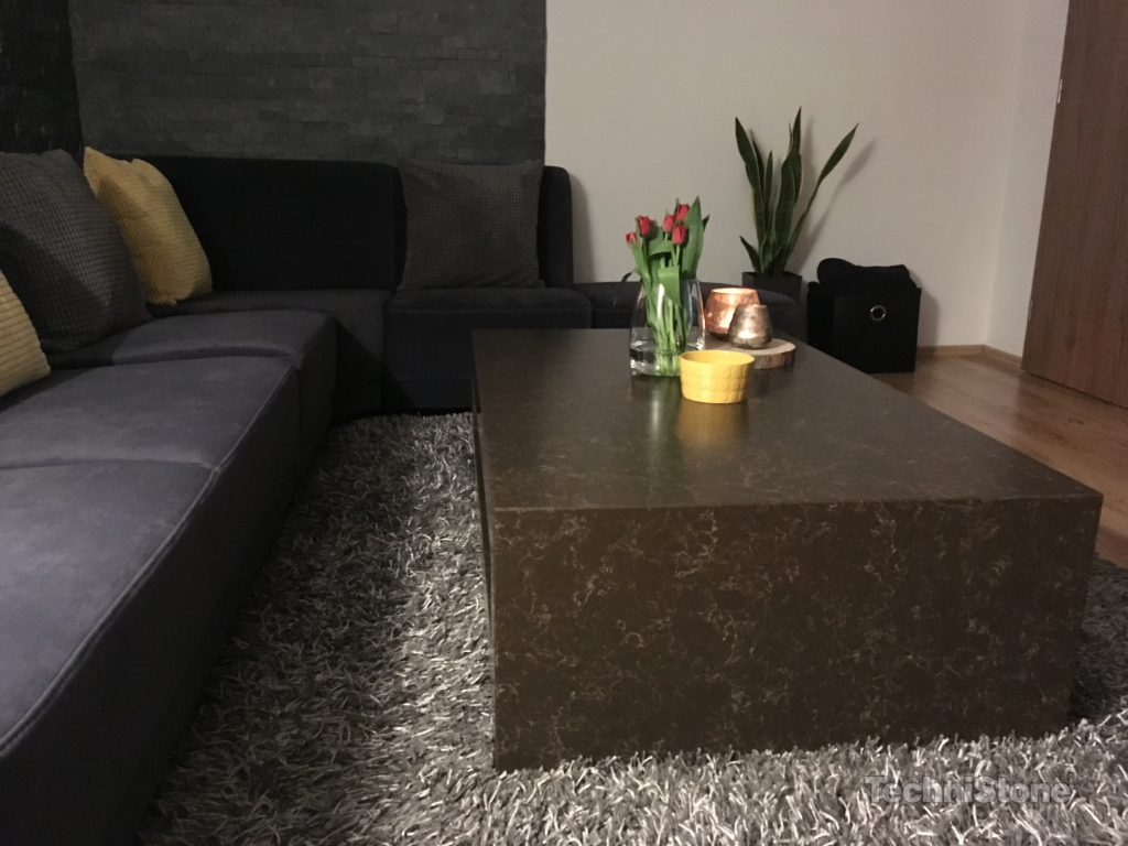 Technistone Noble Athos Brown изготовлено в правила камня