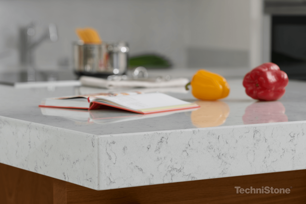 Technistone Noble Carrara изготовлено в правила камня