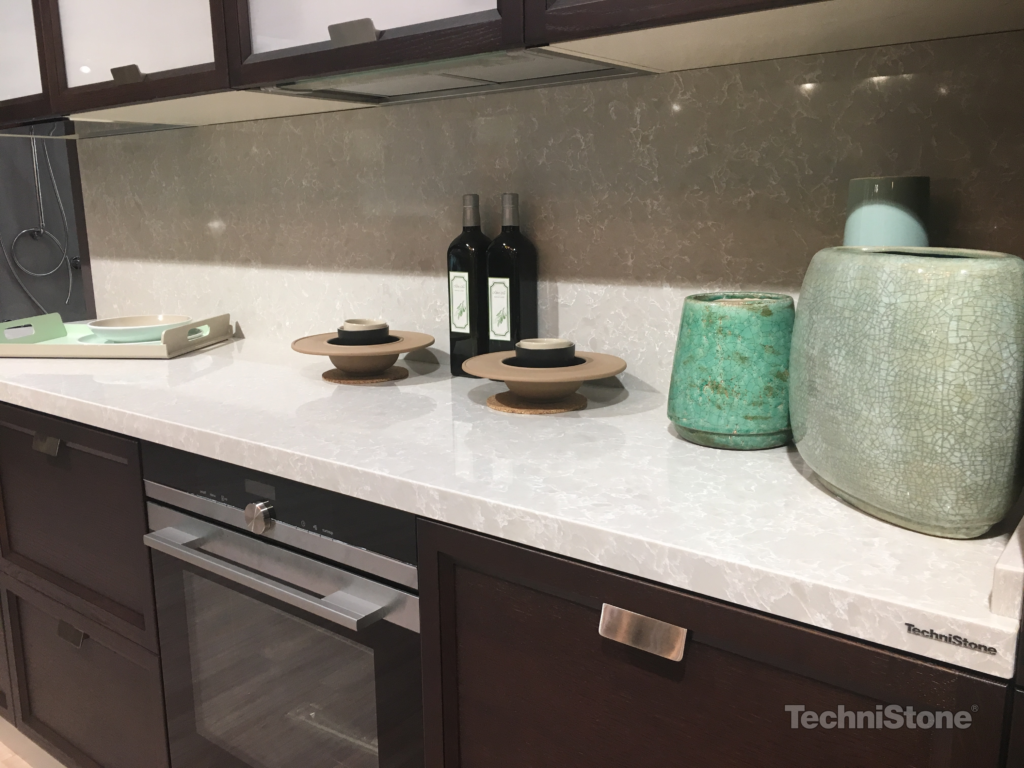 Technistone Noble Olympos Mist изготовлено в правила камня