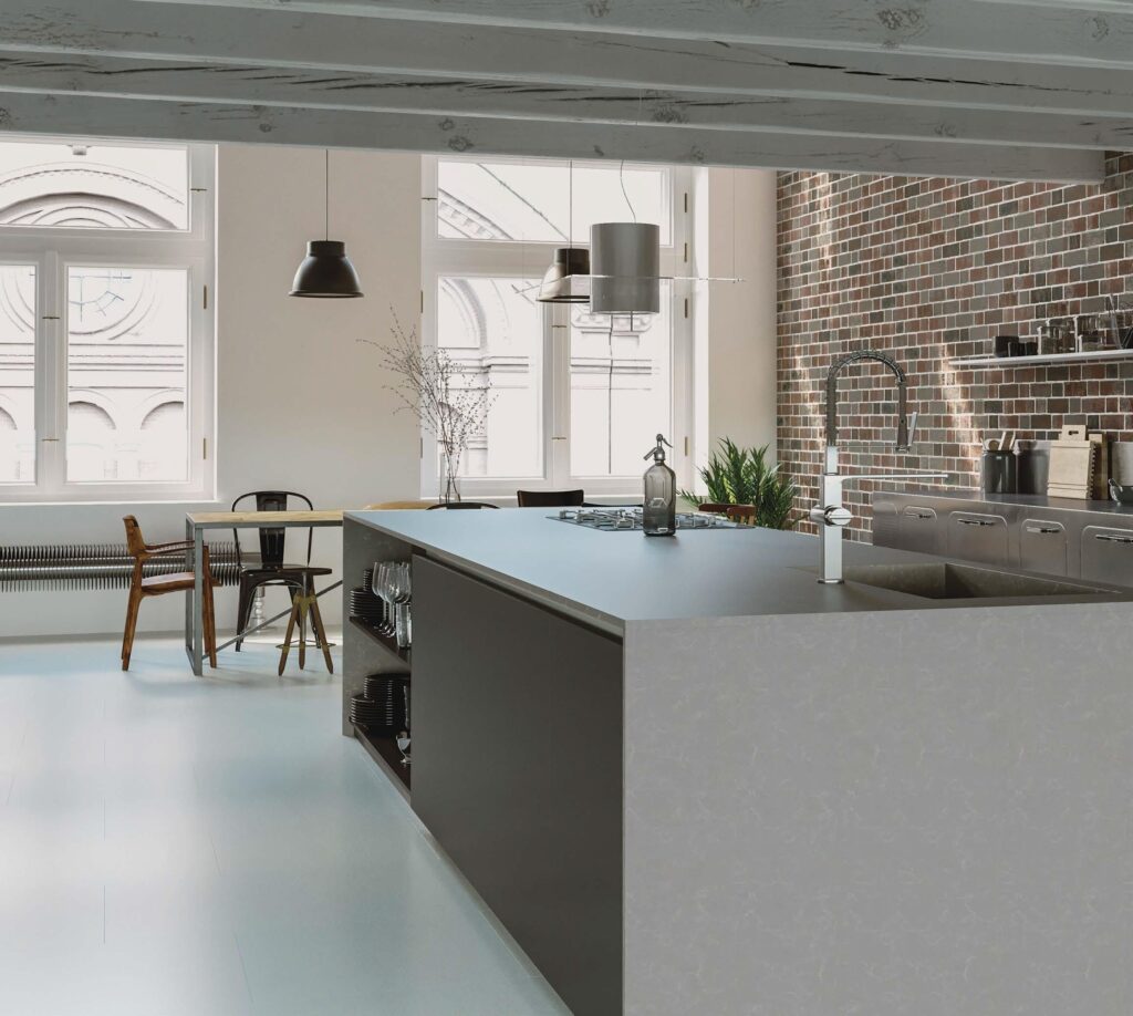 Technistone Noble Pro Storm изготовлено в правила камня