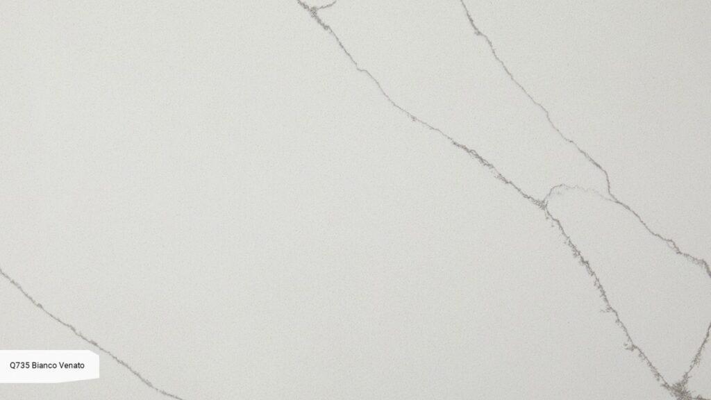Noblle Quartz Q735 Bianco Venato изготовлено в правила камня