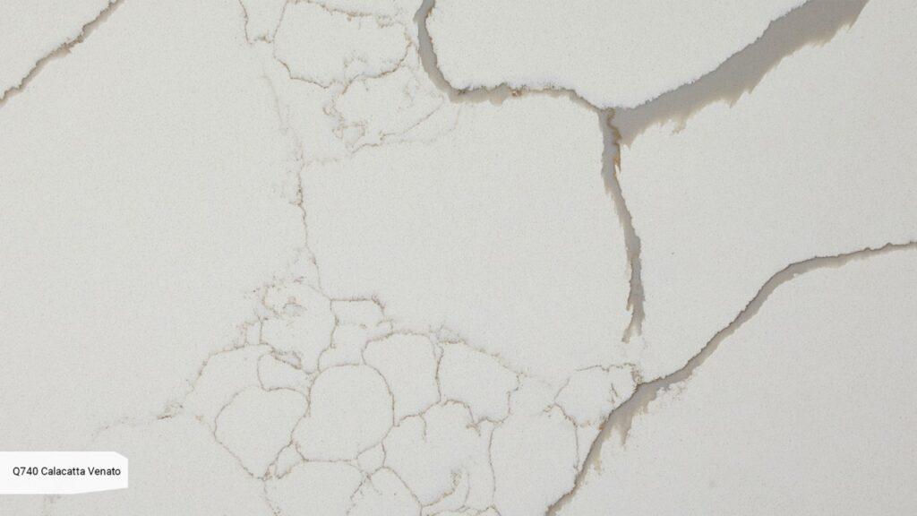 Noblle Quartz Q740 Calacatta Venato изготовлено в правила камня