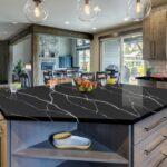 Noblle Quartz Q765 Nero Marquina изготовлено в правила камня