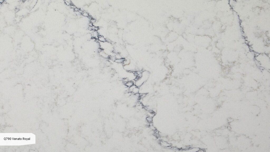 Noblle Quartz Q790 Venato Royal изготовлено в правила камня