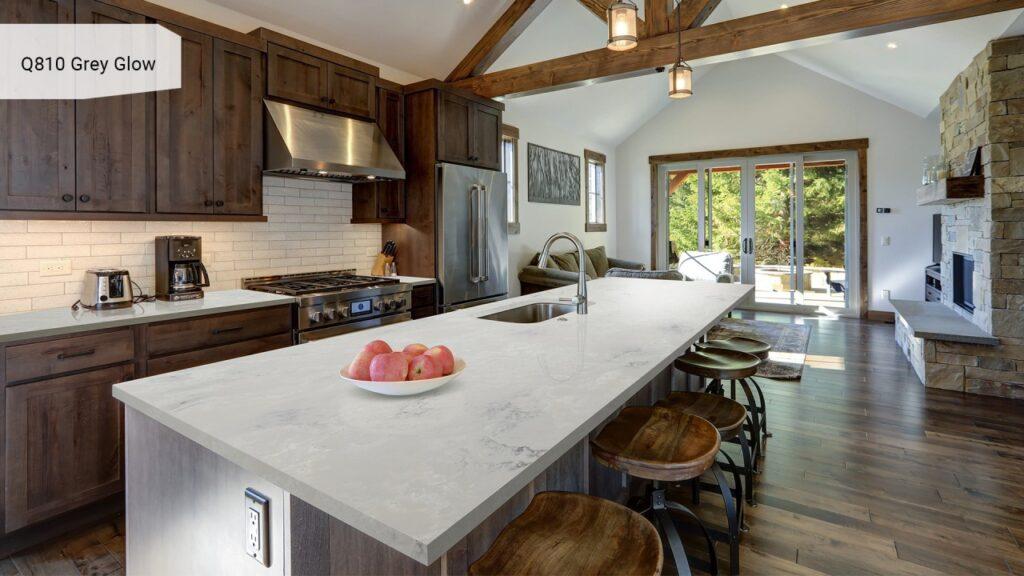 Noblle Quartz Q810 Grey Glow изготовлено в правила камня