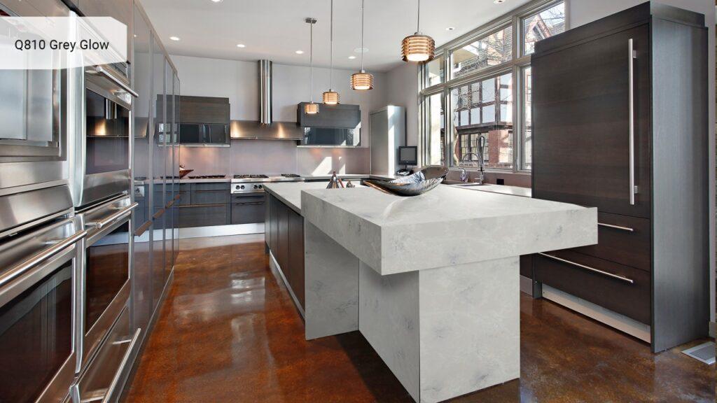 Noblle Quartz Q810 Grey Glow изготовлено в правила камня