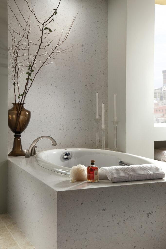Silestone Bianco River изготовлено в правила камня