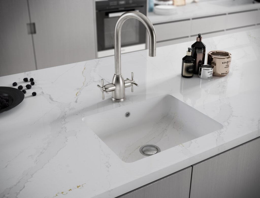 Silestone Eternal Calacatta Gold изготовлено в правила камня