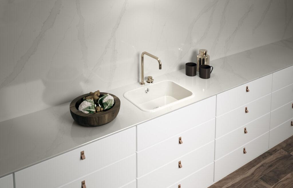 Silestone Eternal Calacatta Gold изготовлено в правила камня