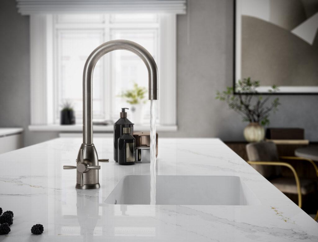 Silestone Eternal Calacatta Gold изготовлено в правила камня