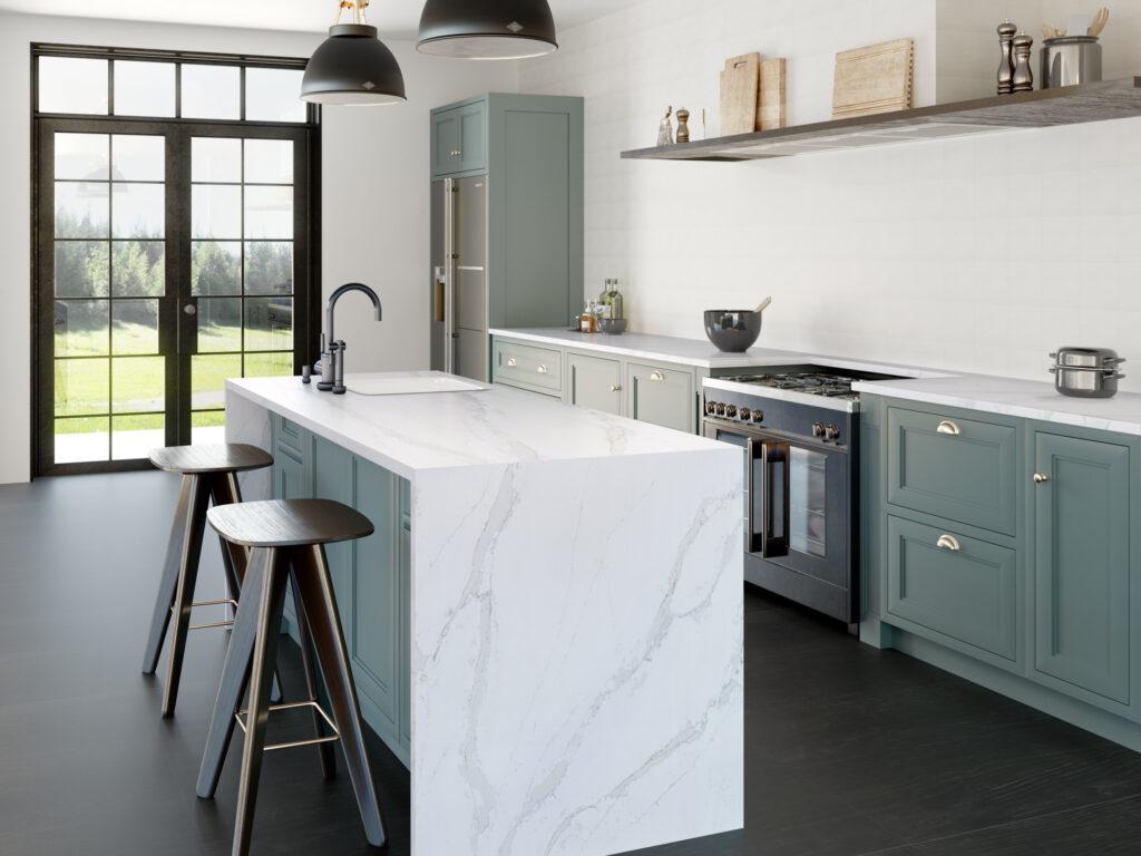 Silestone Eternal Calacatta Gold изготовлено в правила камня