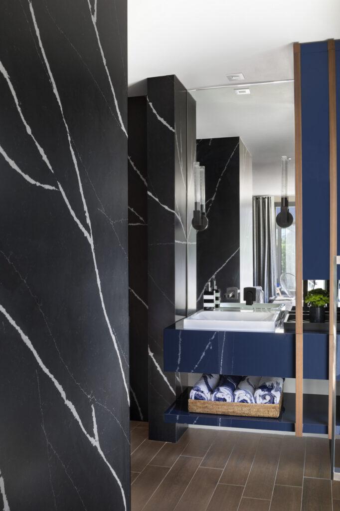 Silestone Eternal Marquina изготовлено в правила камня