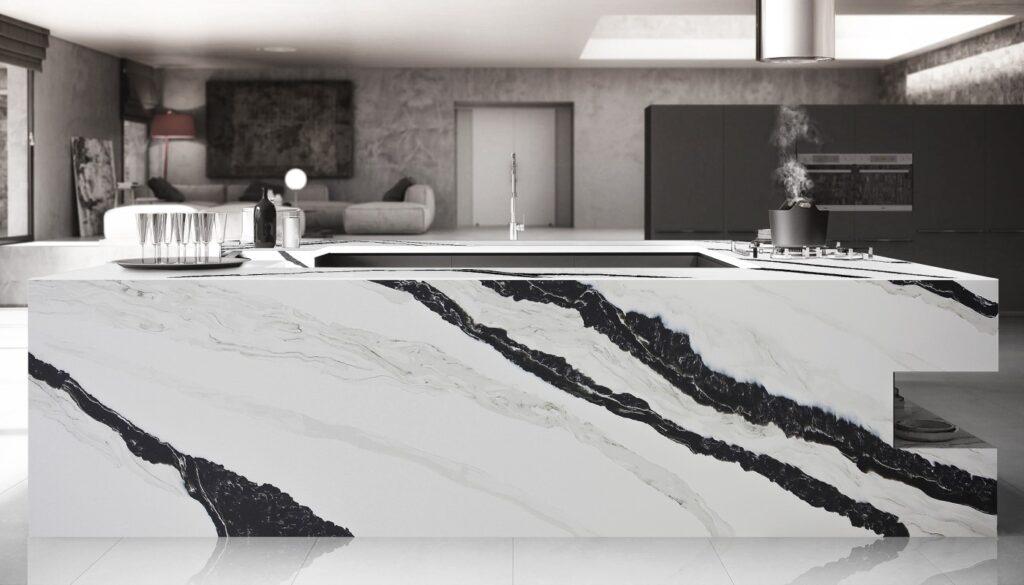 ETNA Quartz Panda White EQPM 068 изготовлено в правила камня