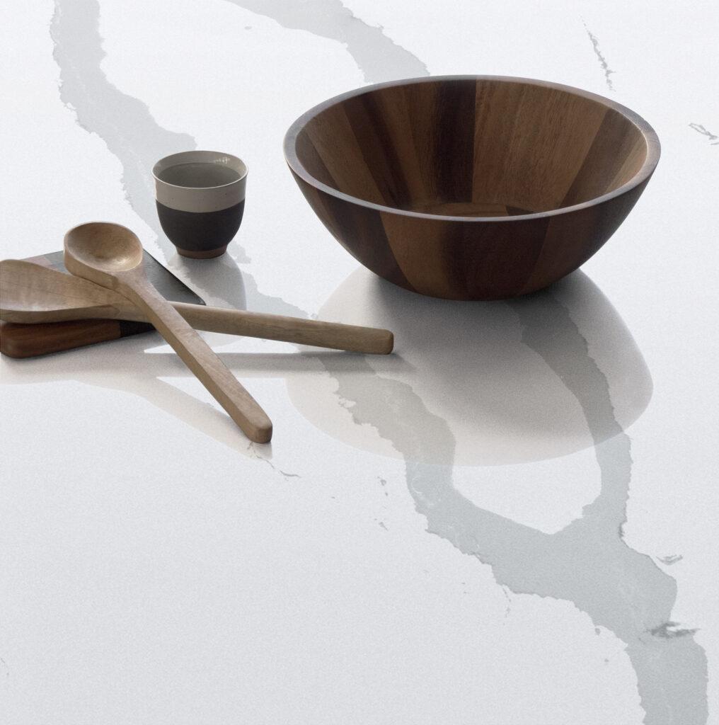 Silestone Eternal Bianco Calacatta изготовлено в правила камня