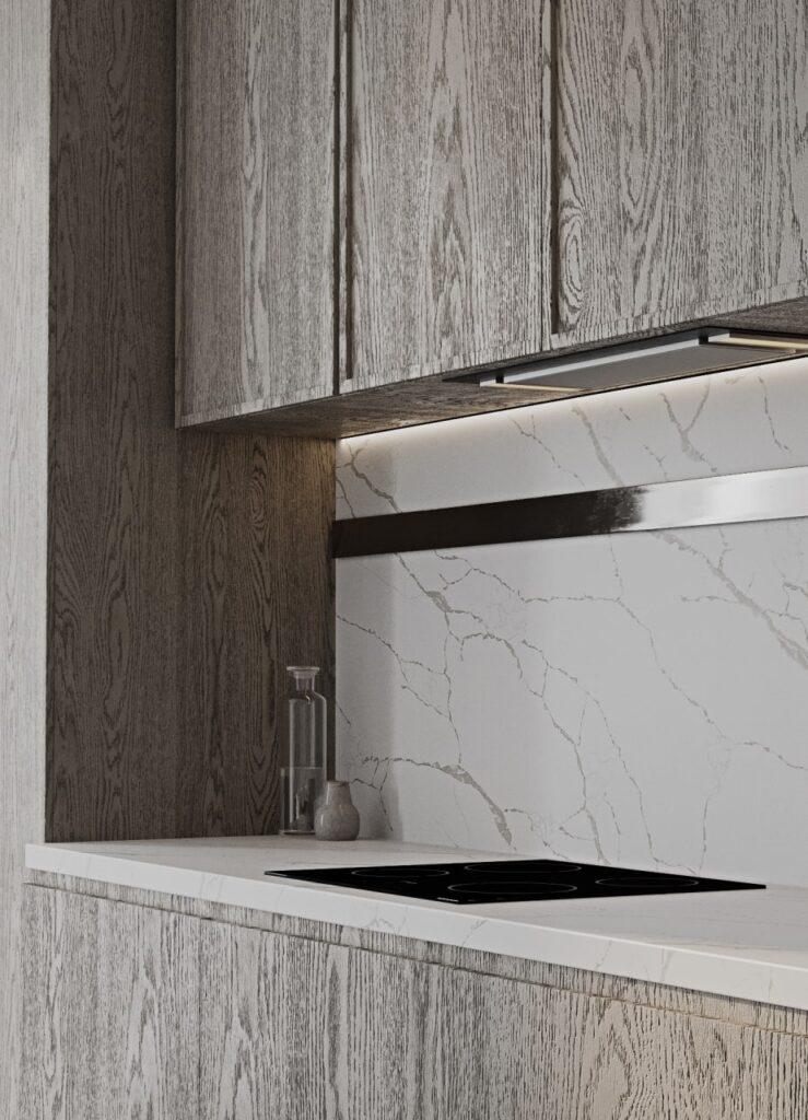 SmartQuartz Calacatta Tree изготовлено в правила камня