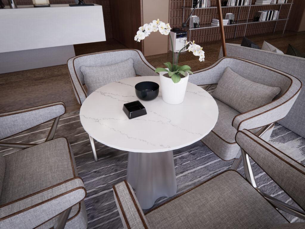 Stonecs MC 705 White Calacatta изготовлено в правила камня