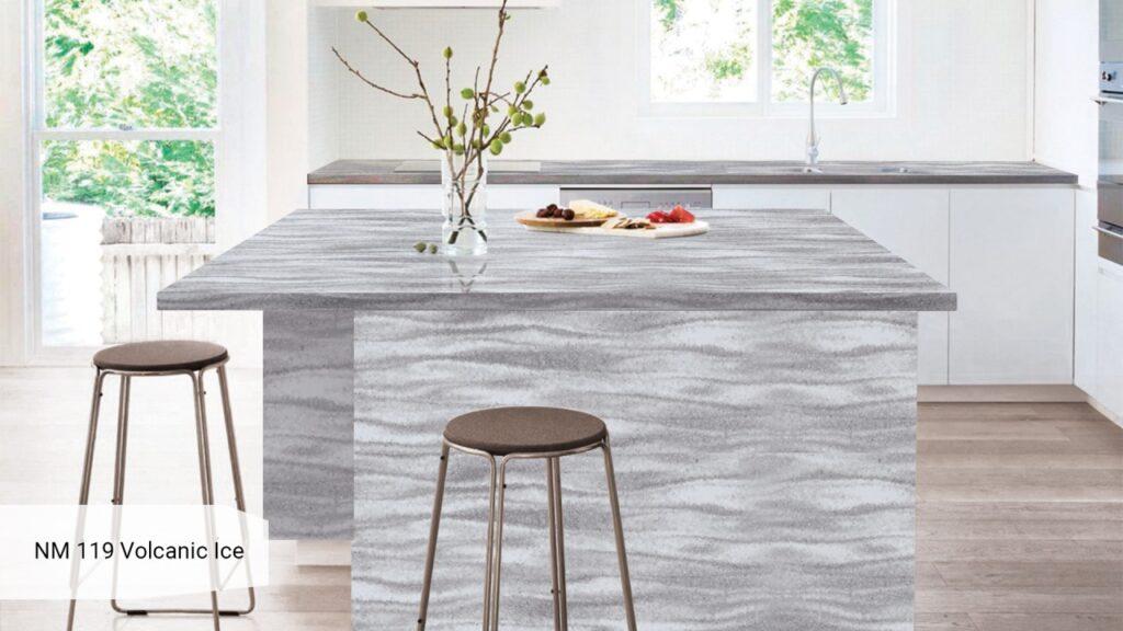 Neomarm NM 119 Volcanic Ice изготовлено в правила камня