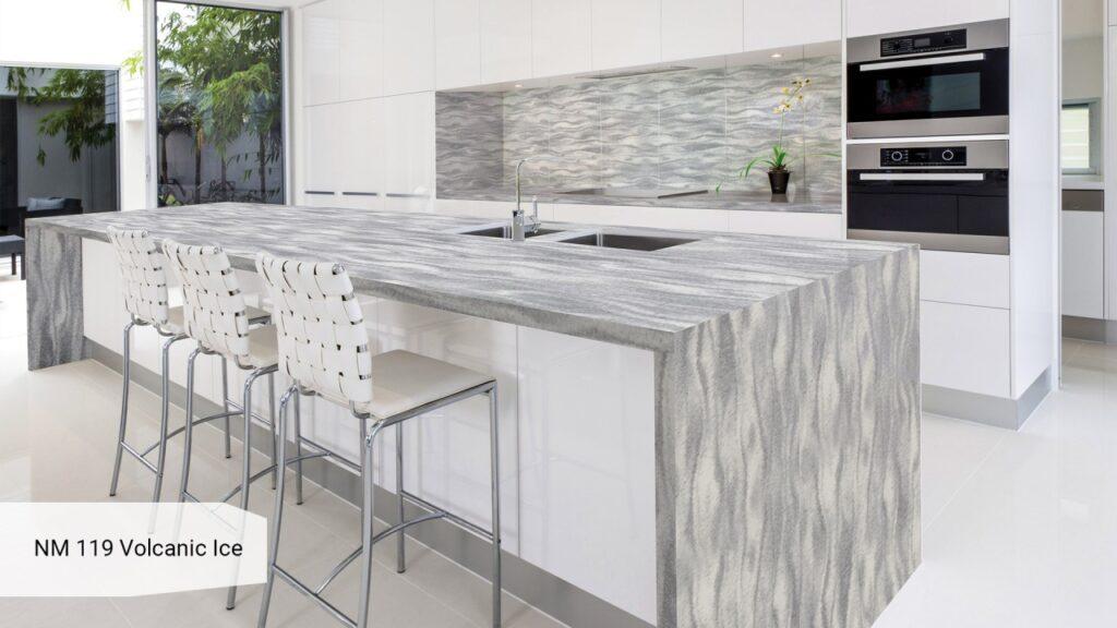Neomarm NM 119 Volcanic Ice изготовлено в правила камня