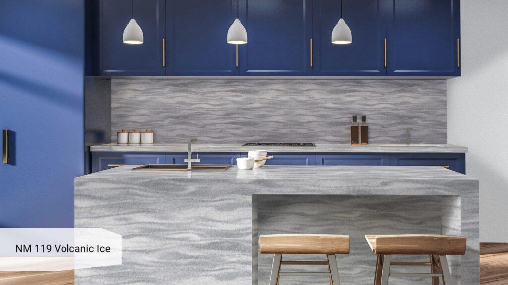 Neomarm NM 119 Volcanic Ice изготовлено в правила камня