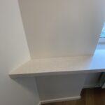 Акриловый подоконник сложной формы изготовлено в правила камня