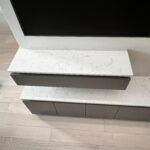 Столешницы из кварцевого агломерата изготовлено в правила камня