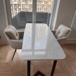 Кварцевая столешница для обеденного стола изготовлено в правила камня