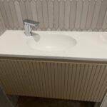 Столешницы с интегрированными раковинами из акрила изготовлено в правила камня