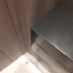 Тумба со столешницей из искусственного камня изготовлено в правила камня