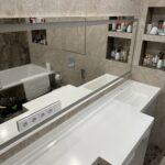 Акриловая столешница с раковиной для ванной комнаты изготовлено в правила камня