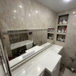 Акриловая столешница с раковиной для ванной комнаты изготовлено в правила камня