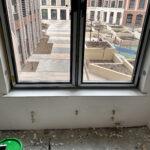 Подоконники из кварцевого агломерата изготовлено в правила камня