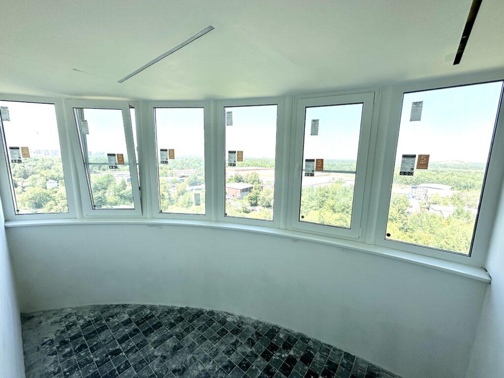 Подоконник эркерный 1 и 4 прямые (цена за 5 штук) из акрилового камня изготовлено в правила камня