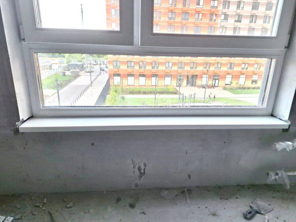 Подоконники из акрилового камня изготовлено в правила камня