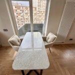 Кварцевая столешница для обеденного стола изготовлено в правила камня