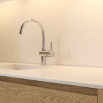 Кухонная столешница 1800*600 из искусственного камня изготовлено в правила камня