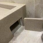 Душевой поддон из акрилового камня изготовлено в правила камня