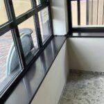 Темные подоконники из акрилового камня (Цена за 4 штуки) изготовлено в правила камня