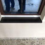 Темные подоконники из акрилового камня (Цена за 4 штуки) изготовлено в правила камня