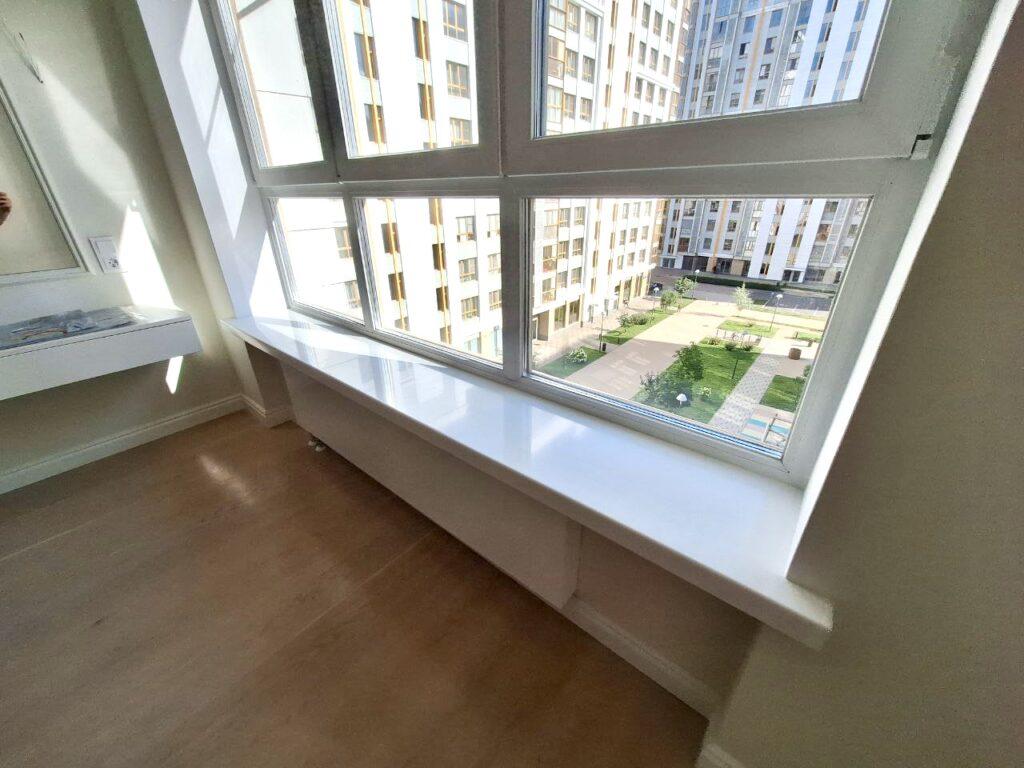 Подоконника из акрилового камня (Цена за 3 штуки) изготовлено в правила камня