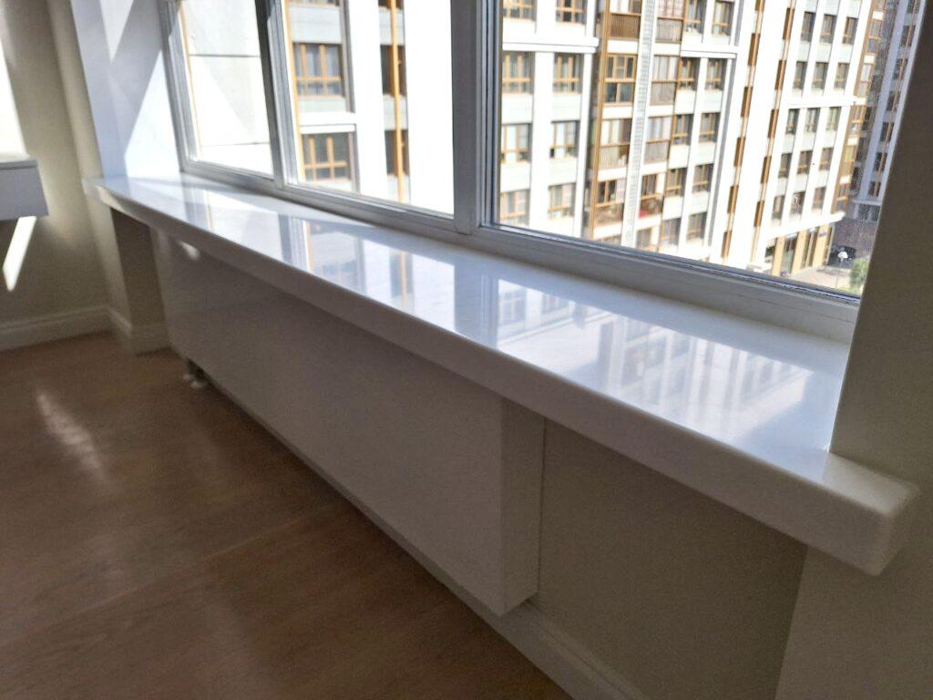 Подоконника из акрилового камня (Цена за 3 штуки) изготовлено в правила камня