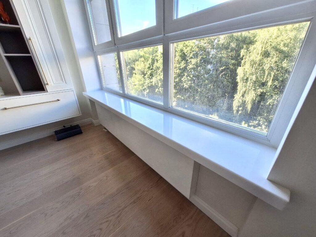 Подоконника из акрилового камня (Цена за 3 штуки) изготовлено в правила камня