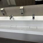 Тройная раковина из акрилового камня изготовлено в правила камня